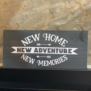 House Warming Gift New Home Real Wood Sign Decor